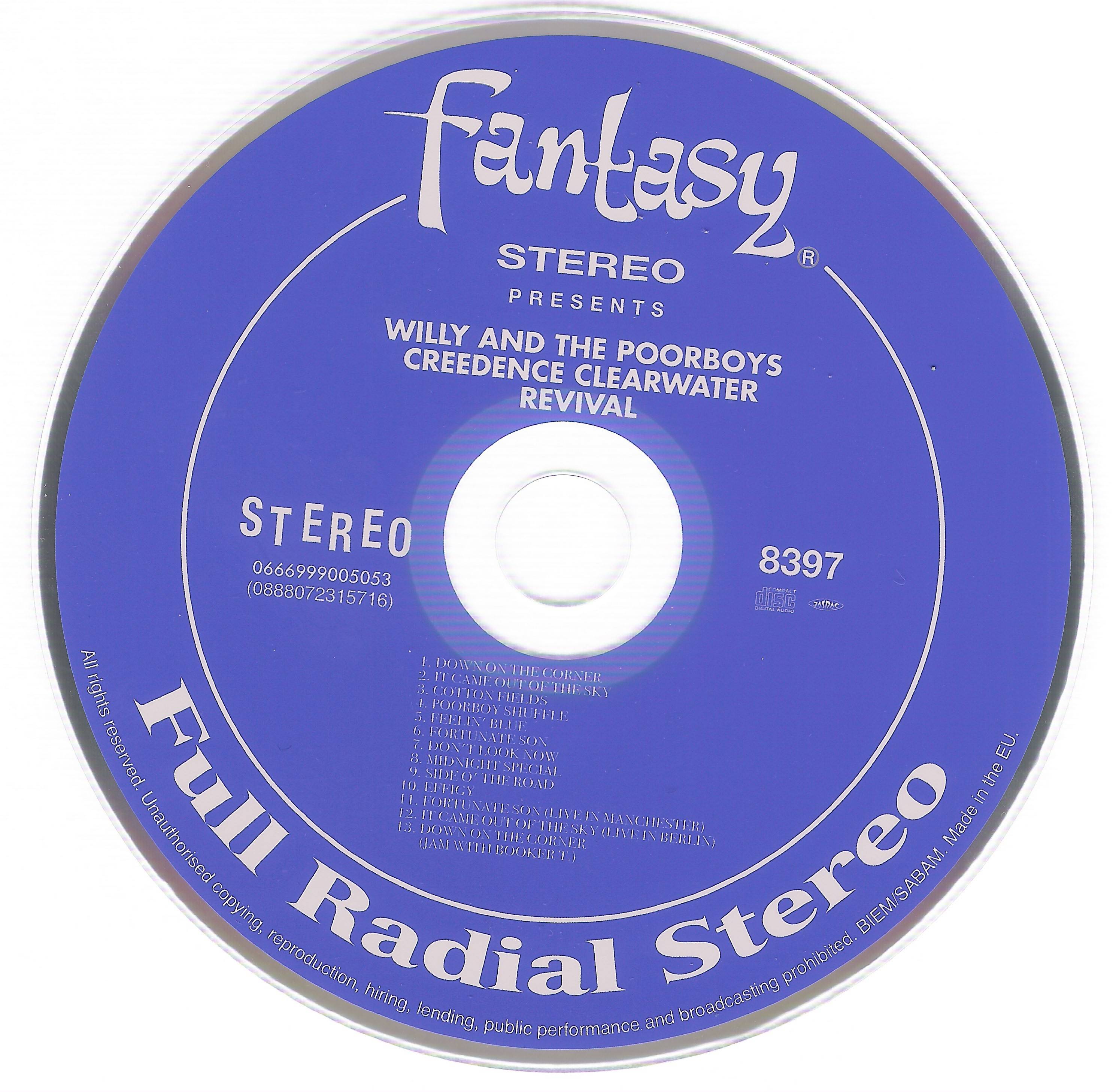 Creedence Clearwater Revival 40th Anniversary Box Willy And The Poor Boys : CD